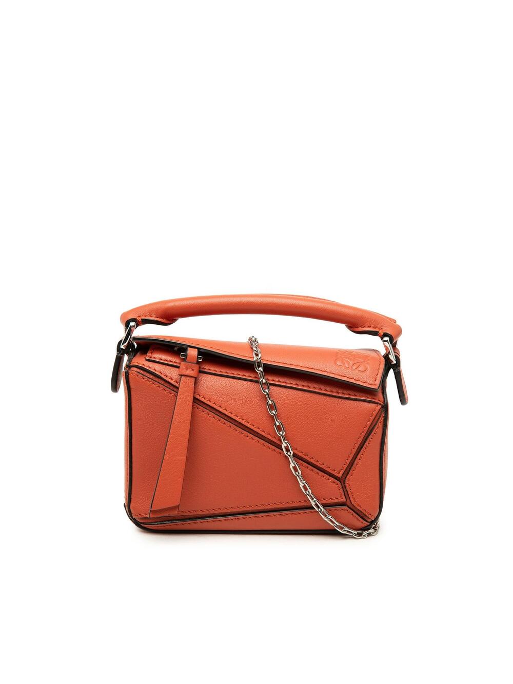 Loewe Nano Calfskin Puzzle Satchel Pre- #360494L12B